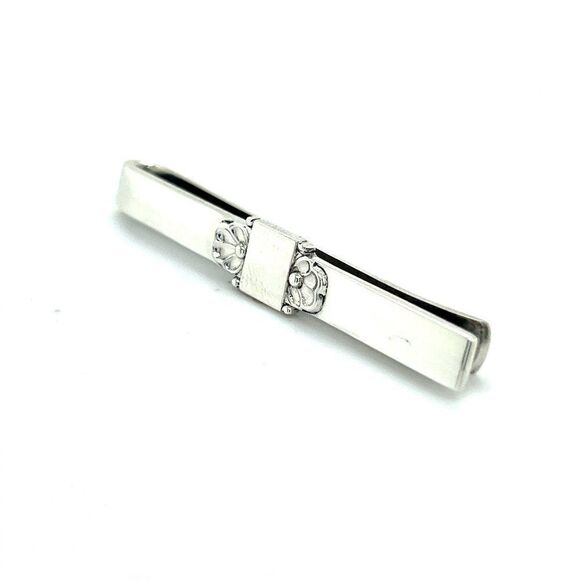 Georg Jensen Estate Mens Tie Bar 2.5" Silver GJ19 - Picture 9 of 9